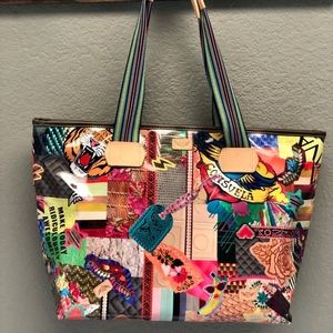 Consuela Patches Zipper Tote